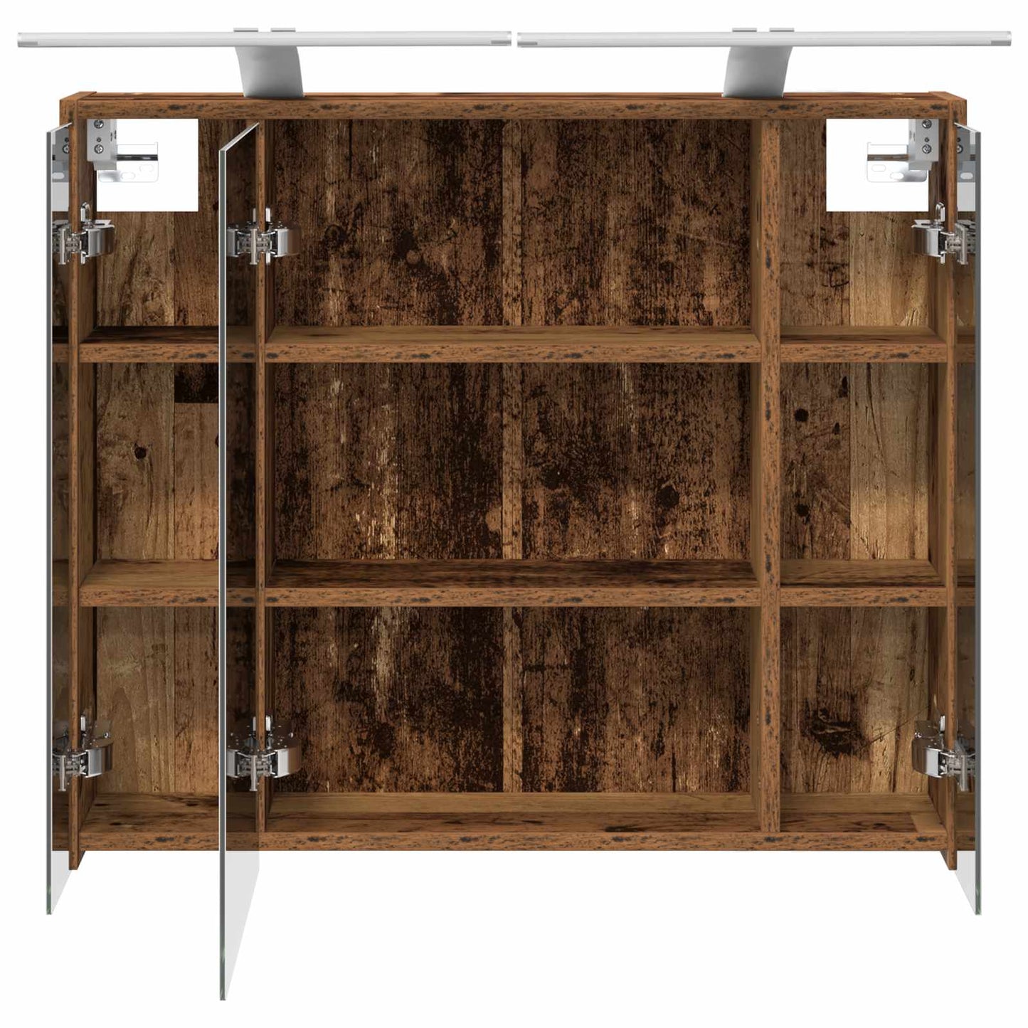 Mobiletto per specchio da bagno Legno vecchio