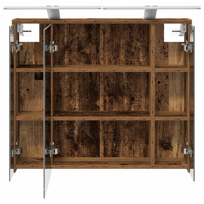 Mobiletto per specchio da bagno Legno vecchio
