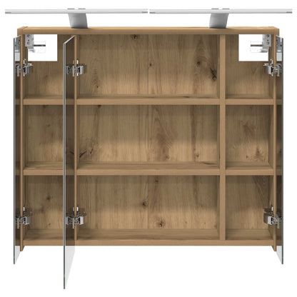 Mobiletto per specchio da bagno Rovere Artigianale | homemem39