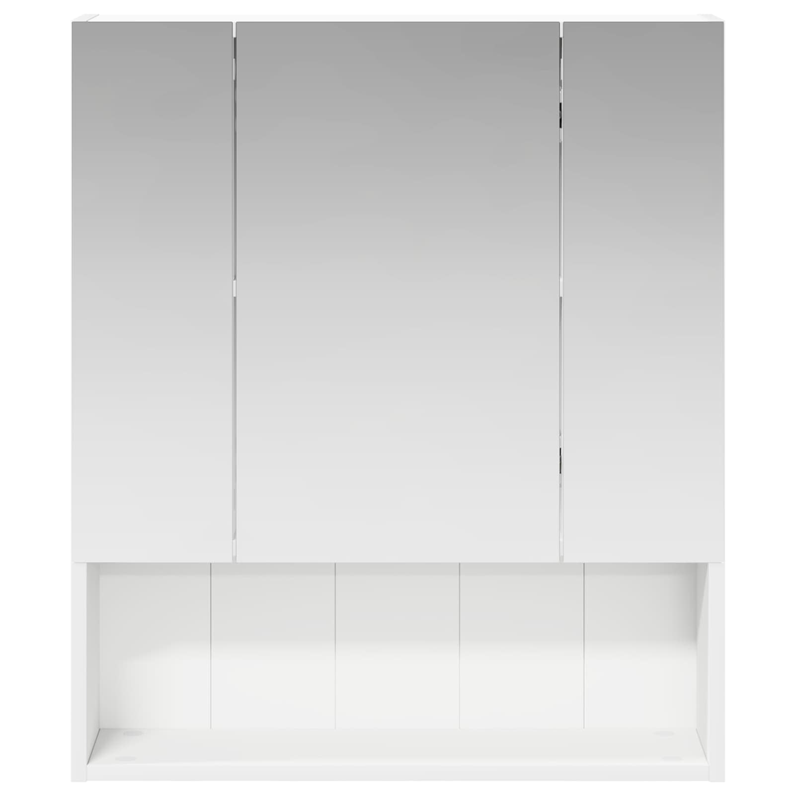 Mobiletto per specchio da bagno Bianco 60 x 14.5 x 70 cm | homemem39