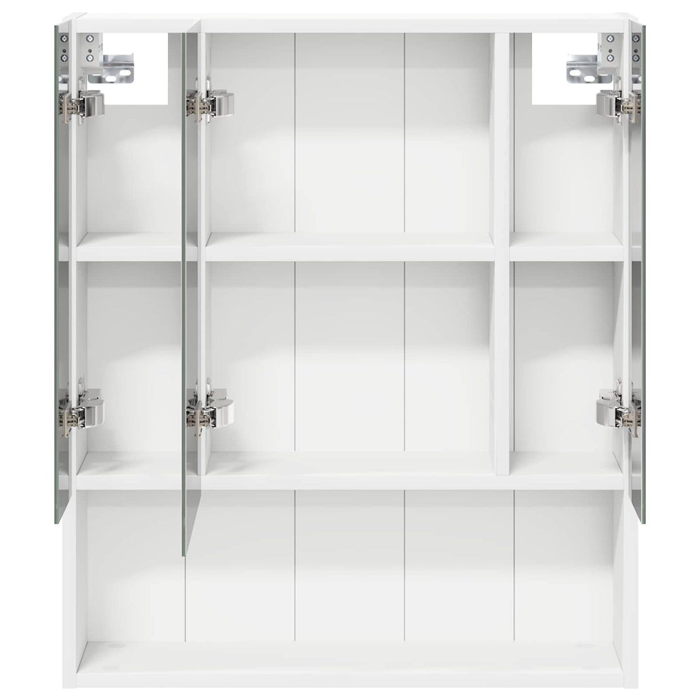 Mobiletto per specchio da bagno Bianco 60 x 14.5 x 70 cm | homemem39