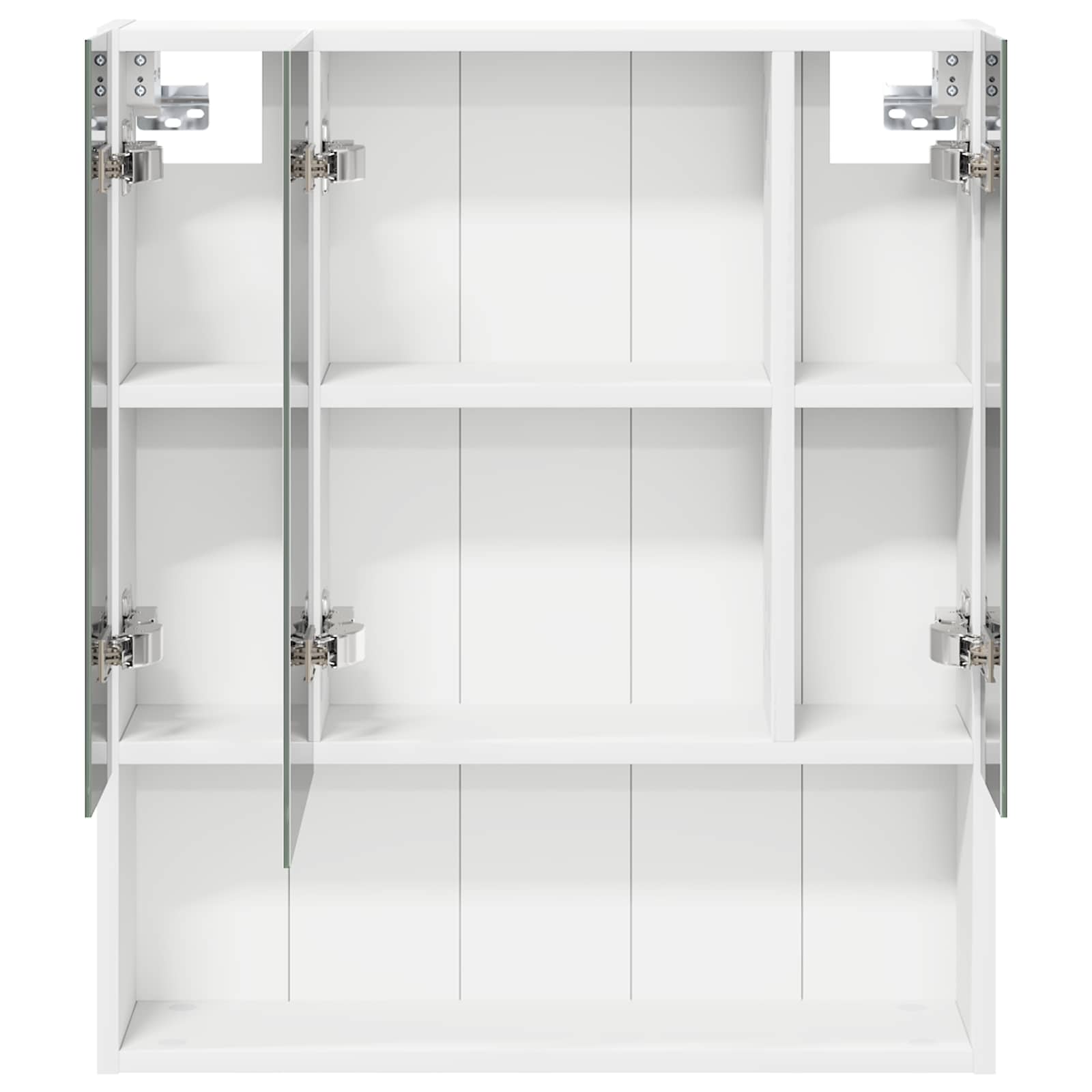 Mobiletto per specchio da bagno Bianco 60 x 14.5 x 70 cm | homemem39