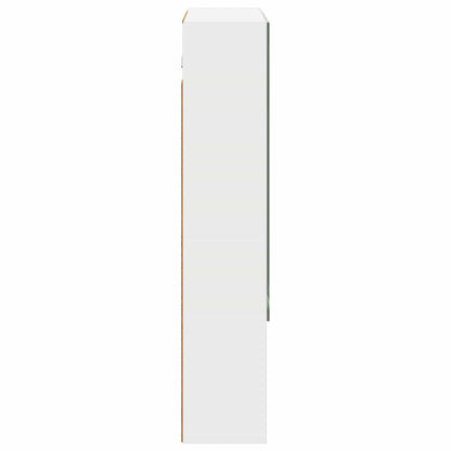 Mobiletto per specchio da bagno Bianco 60 x 14.5 x 70 cm | homemem39