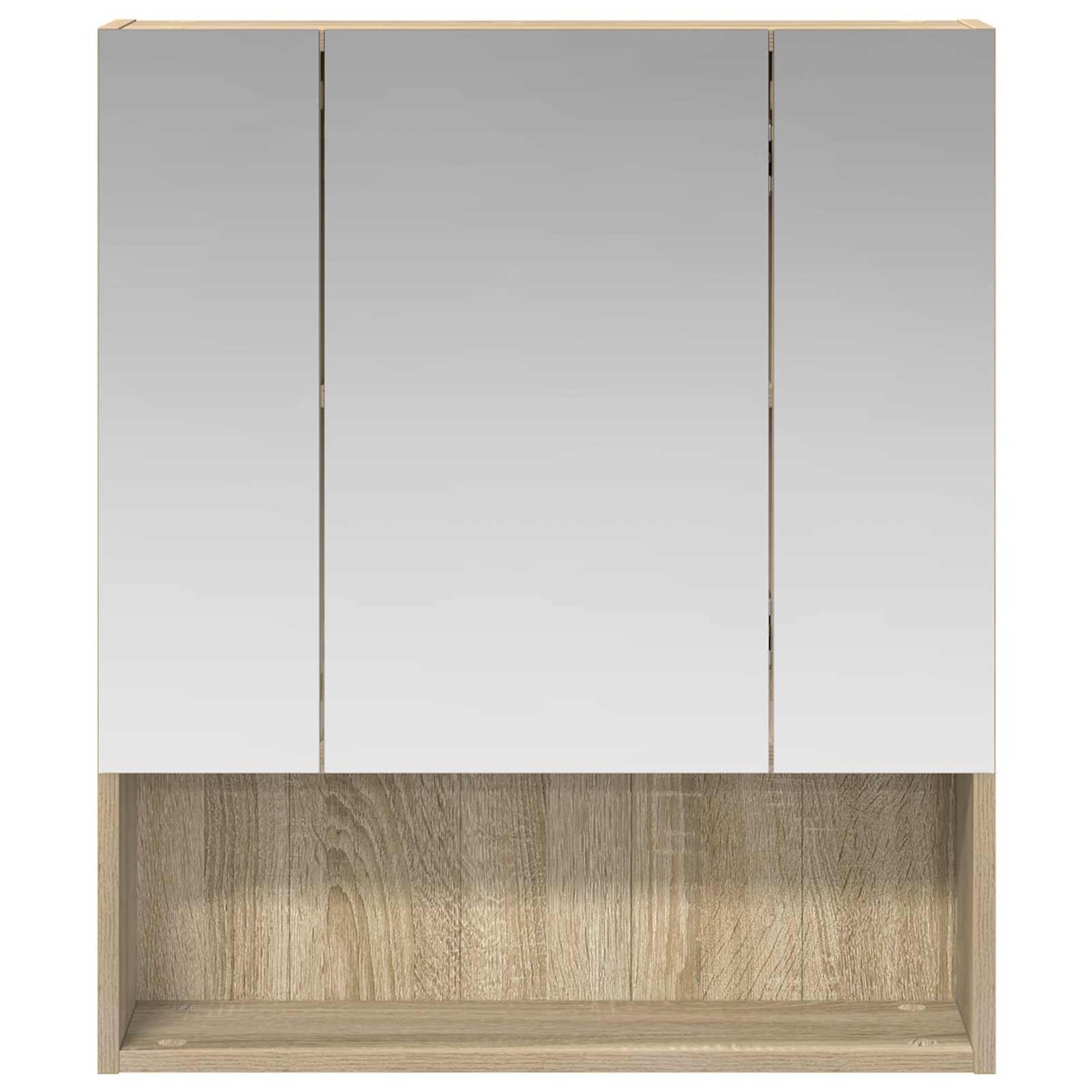 Mobiletto per specchio da bagno Rovere Sonoma 60 x 14.5 x 70 cm | homemem39