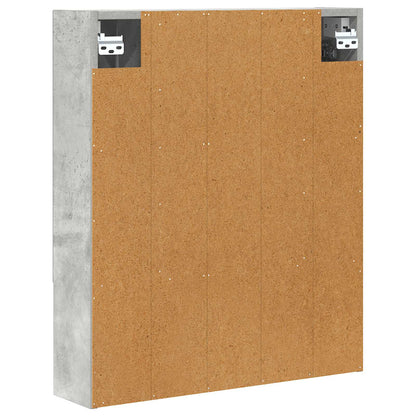 Mobiletto per specchio da bagno con lo scaffale Grigio cemento