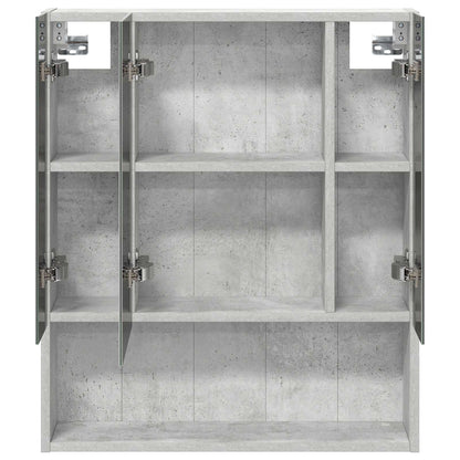 Mobiletto per specchio da bagno con lo scaffale Grigio cemento