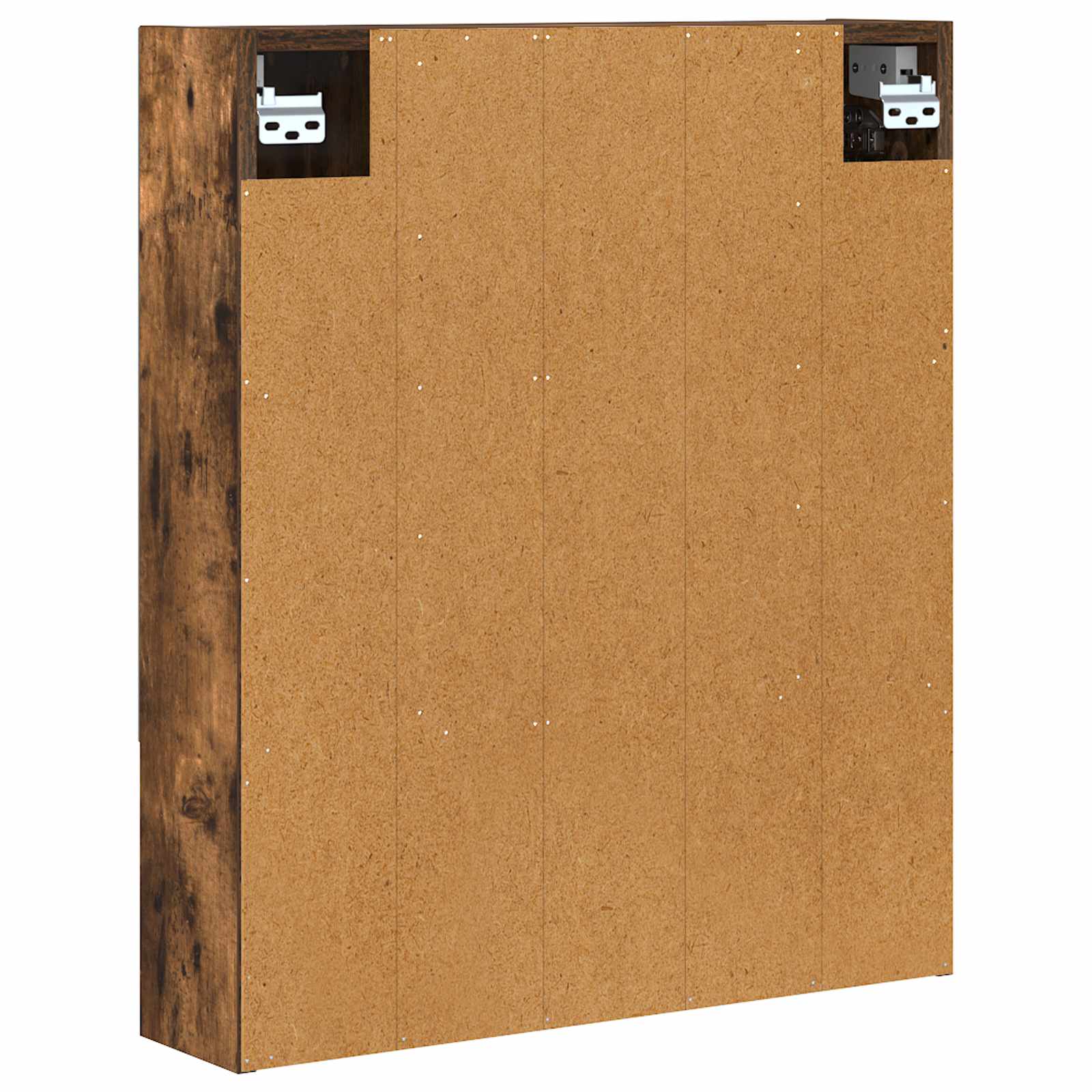 Mobiletto per specchio da bagno Rovere fumé 60 x 14.5 x 70 cm | homemem39