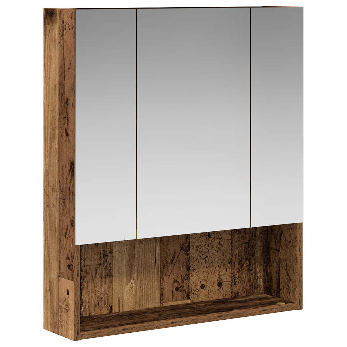 Mobiletto per specchio da bagno Legno vecchio 60 x 14.5 x 70 cm