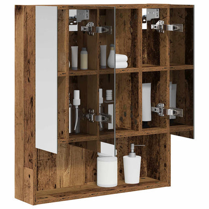Mobiletto per specchio da bagno Legno vecchio 60 x 14.5 x 70 cm