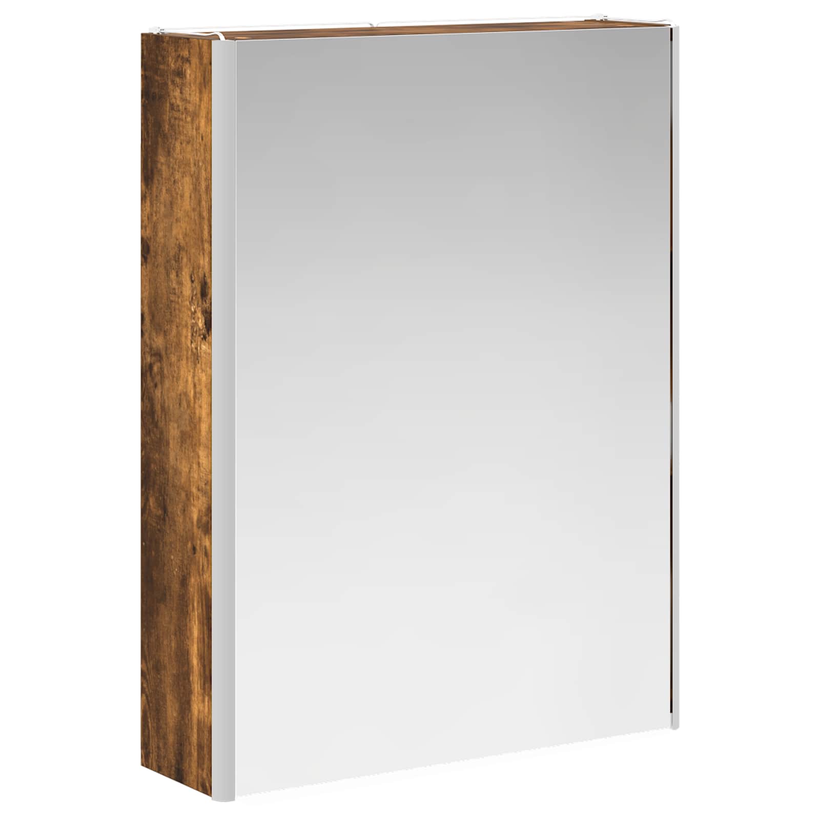 Mobiletto per specchio da bagno Rovere fumé 73.5 x 15.5 x 70 cm | homemem39