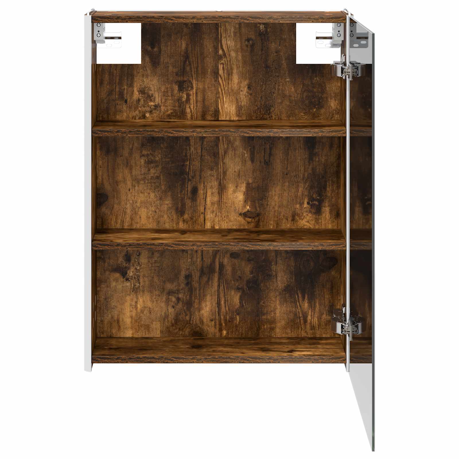 Mobiletto per specchio da bagno Rovere fumé 73.5 x 15.5 x 70 cm | homemem39
