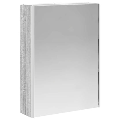 Mobiletto per specchio da bagno Grigio Sonoma | homemem39