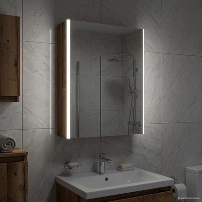 Mobiletto per specchio da bagno Legno vecchio | homemem39