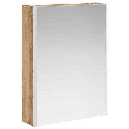 Mobiletto per specchio da bagno Rovere Artigianale