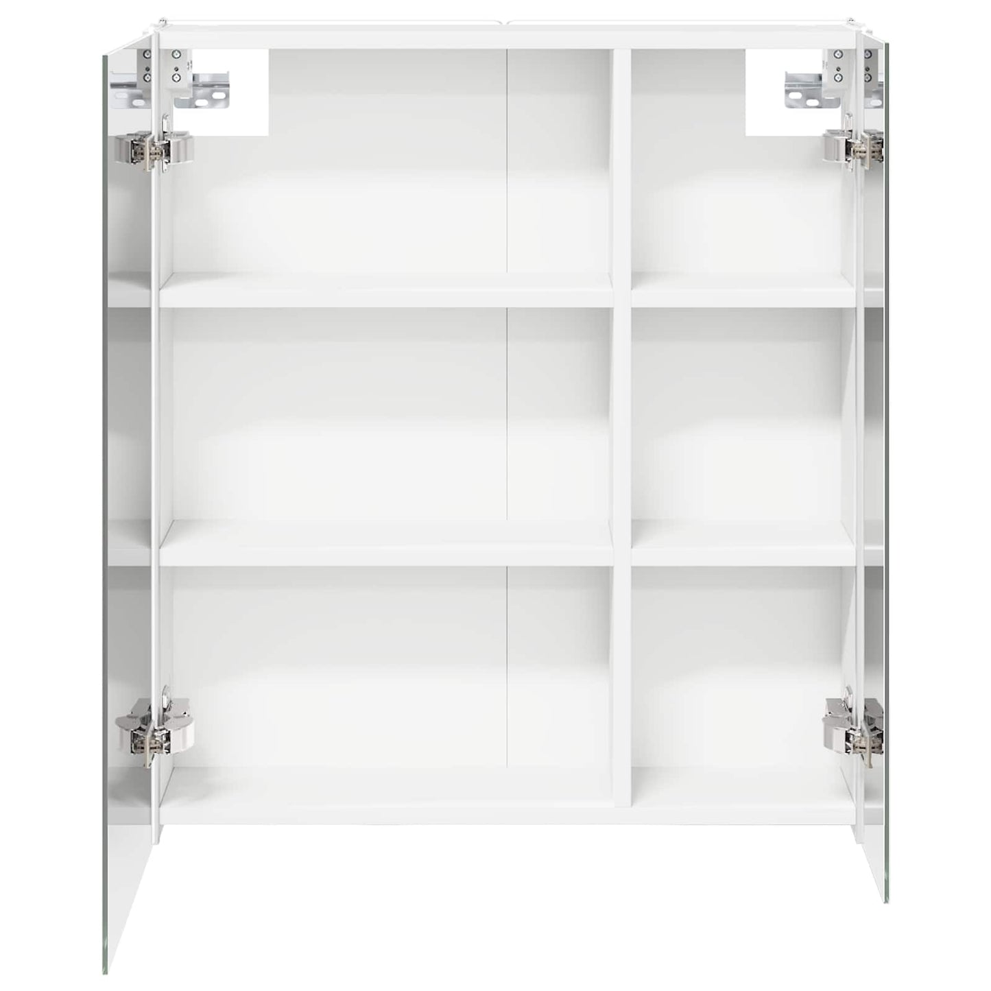 Mobiletto per specchio da bagno Bianco 63,5 x 15,5 x 70 cm | homemem39