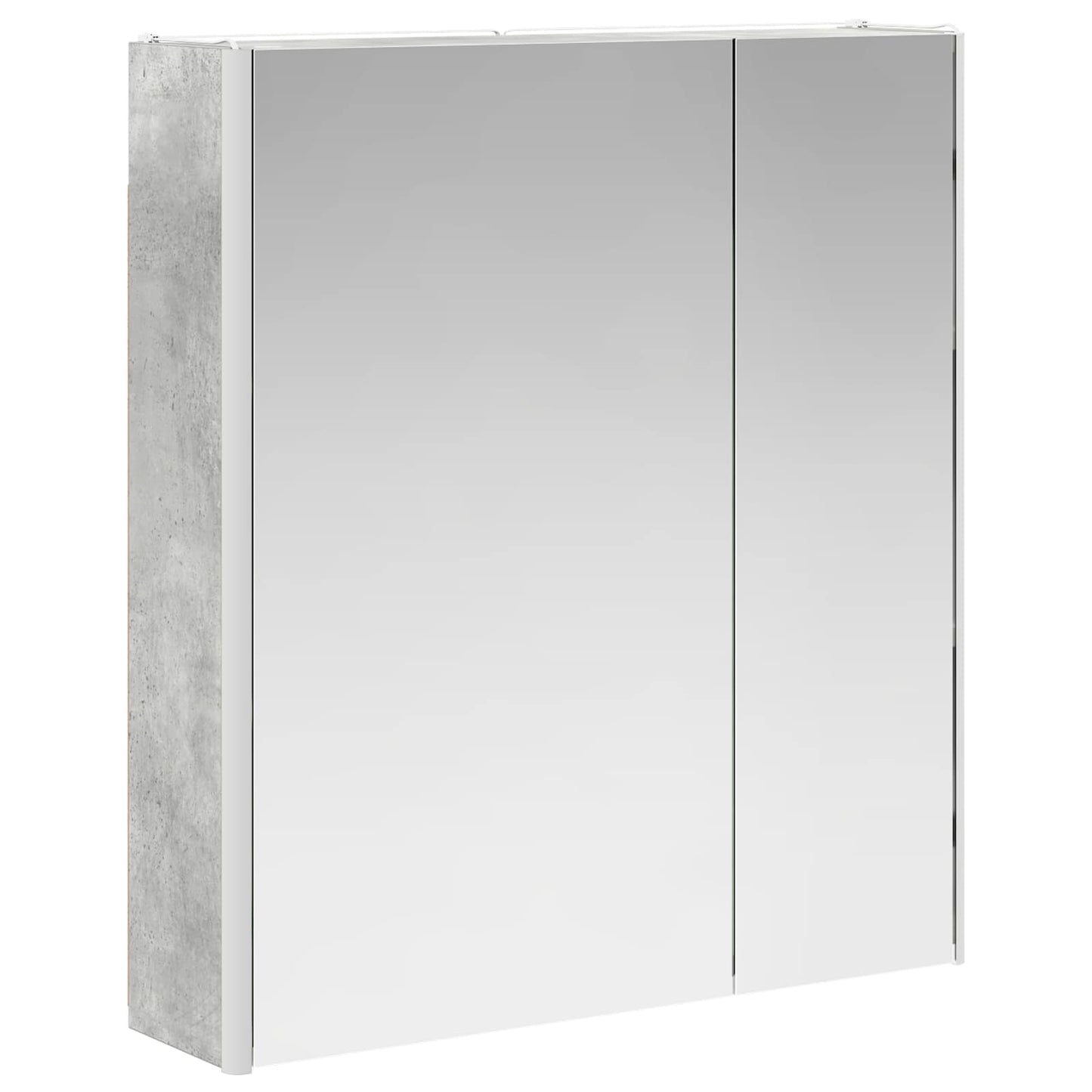 Mobiletto per specchio da bagno Grigio cemento | homemem39