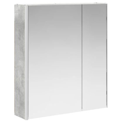 Mobiletto per specchio da bagno Grigio cemento | homemem39