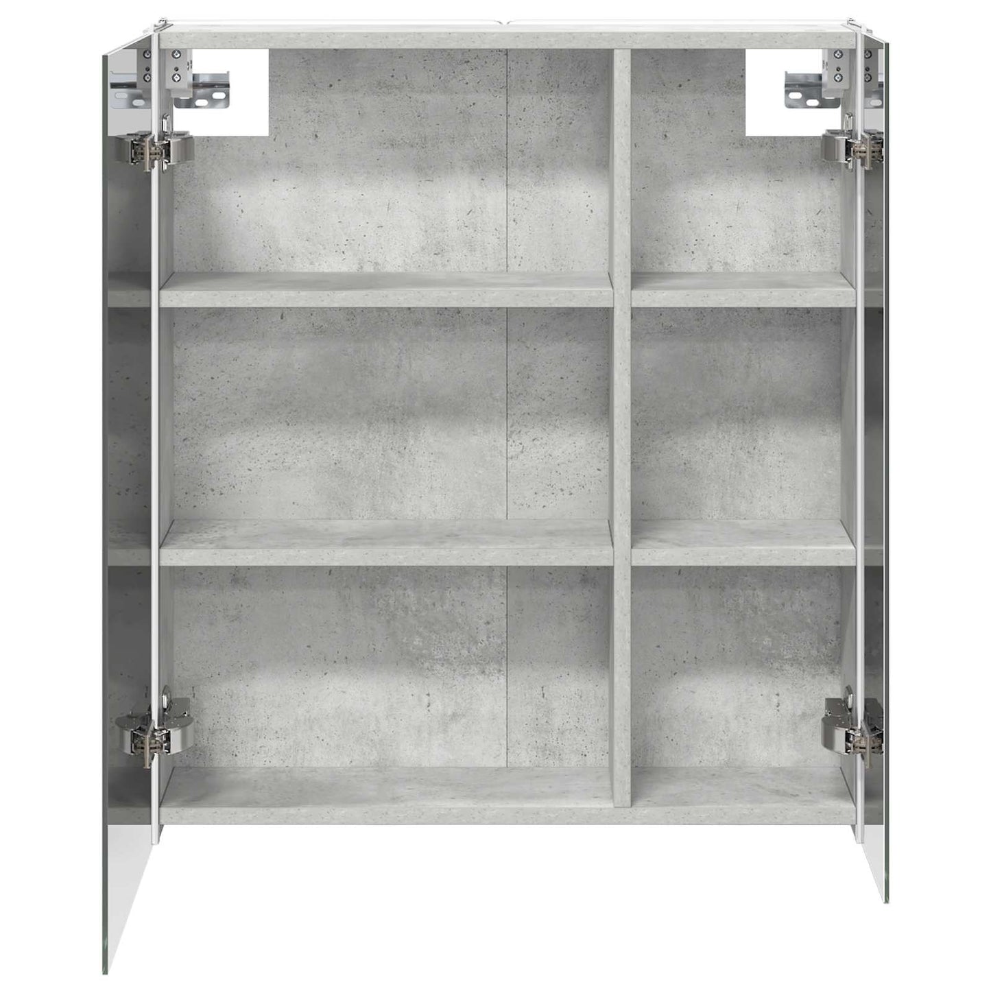 Mobiletto per specchio da bagno Grigio cemento | homemem39
