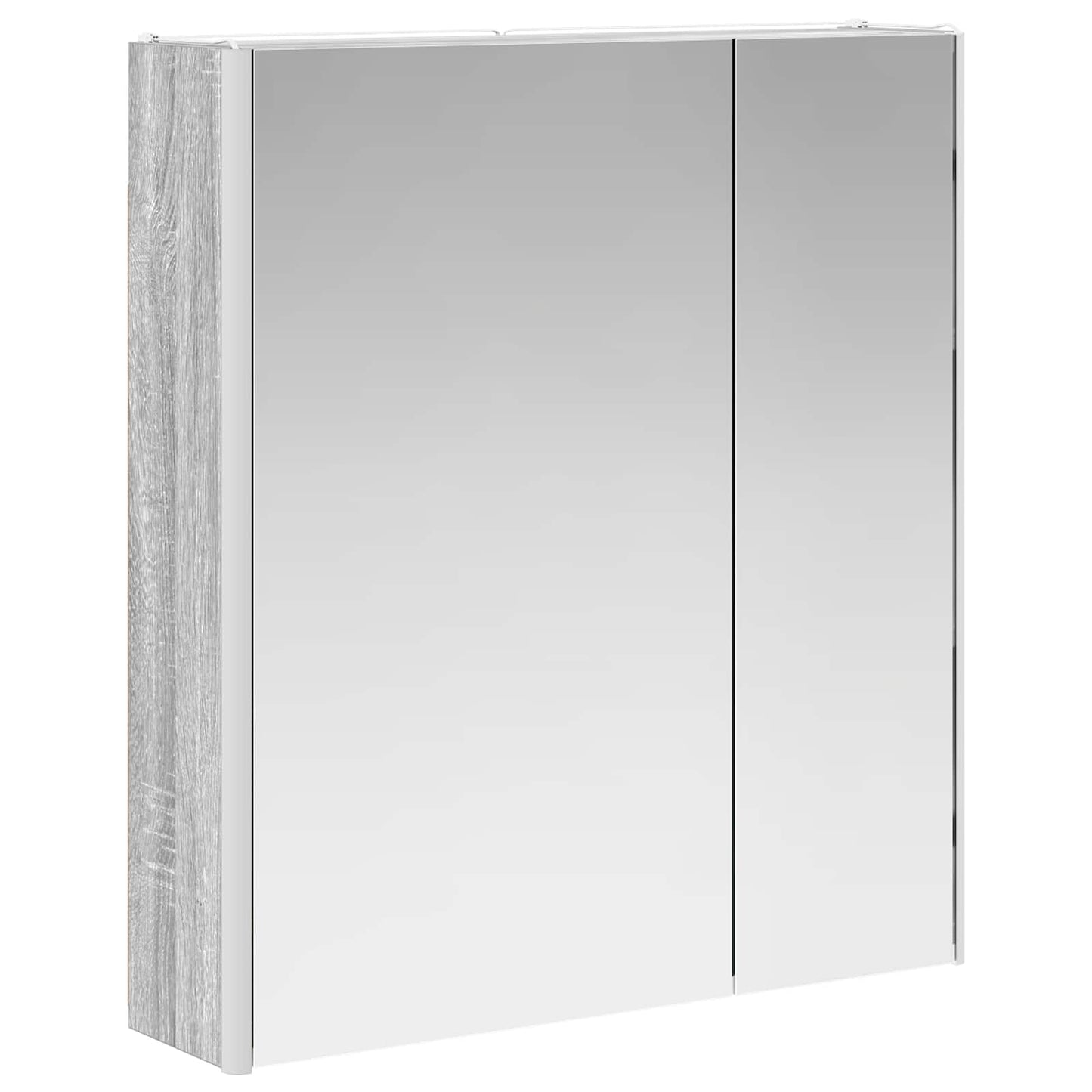Mobiletto per specchio da bagno Grigio Sonoma | homemem39