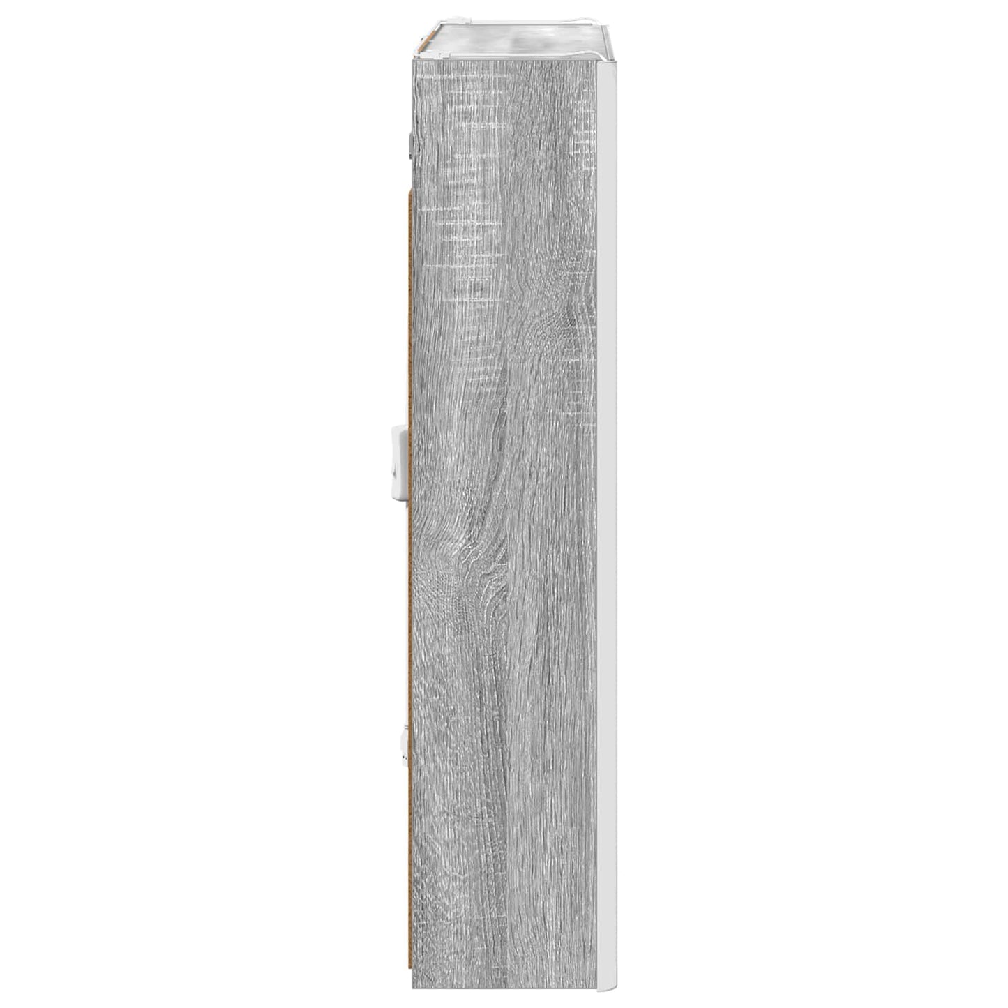 Mobiletto per specchio da bagno Grigio Sonoma | homemem39