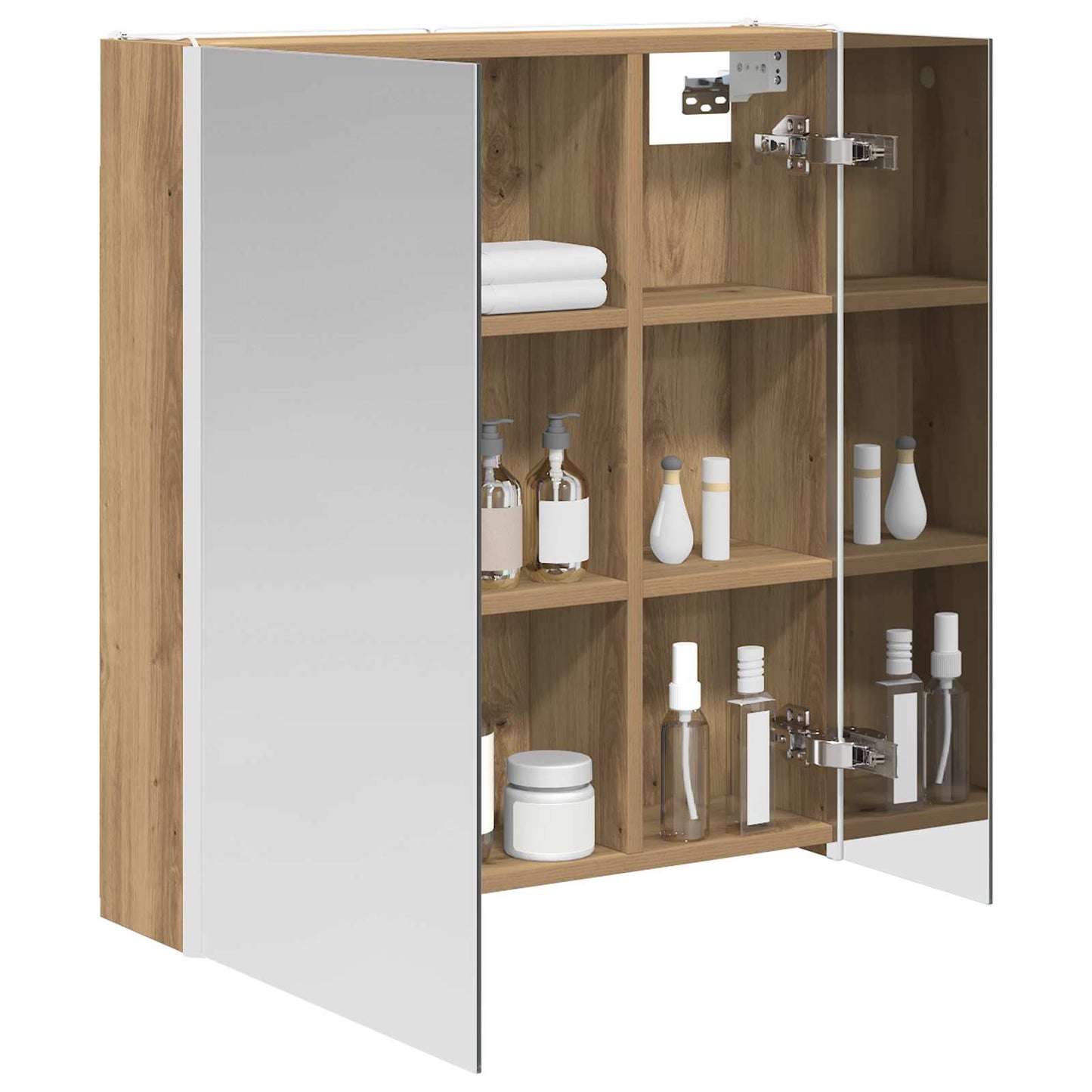 Mobiletto per specchio da bagno Rovere Artigianale | homemem39