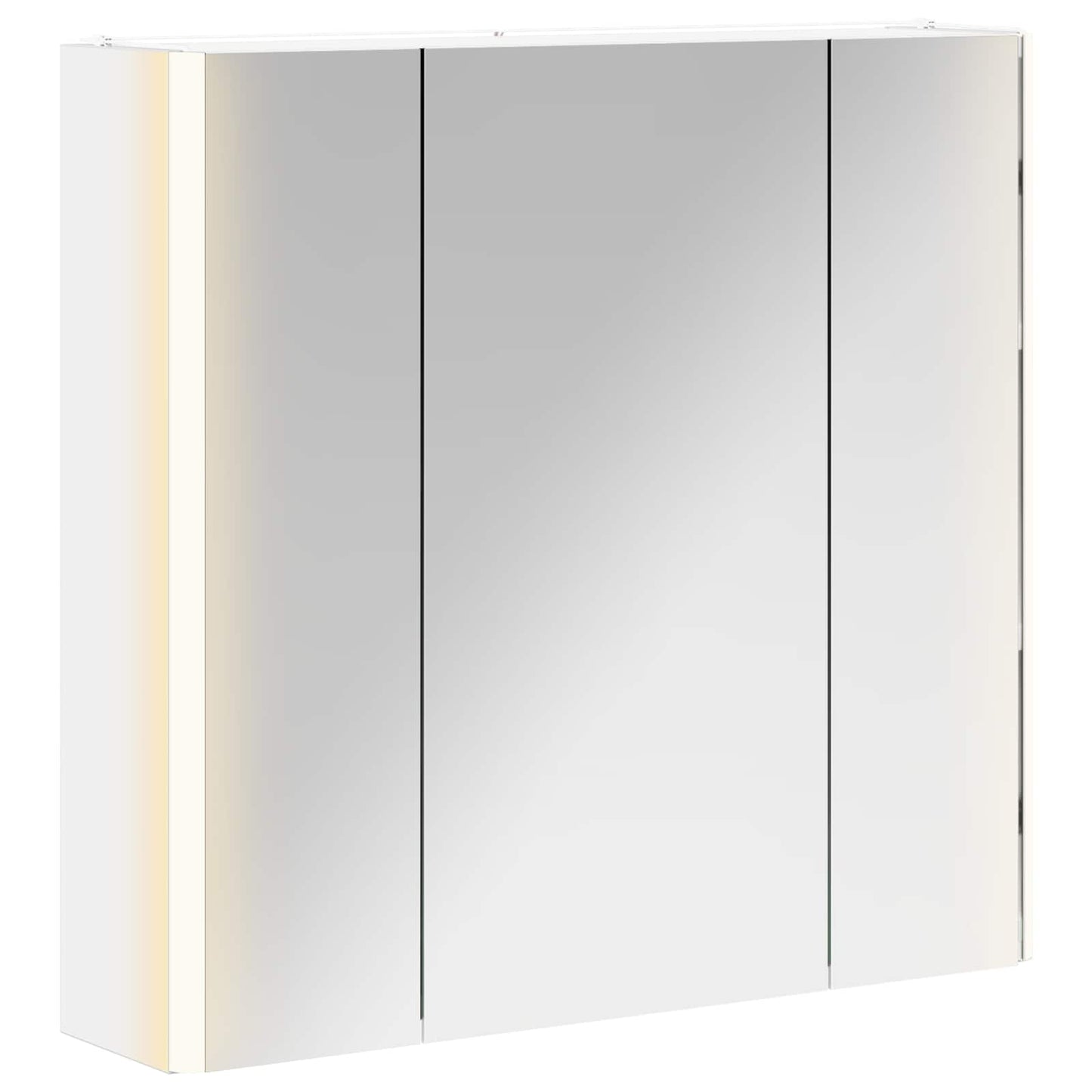 Mobiletto per specchio da bagno Bianco 63,5 x 15,5 x 60,5 cm