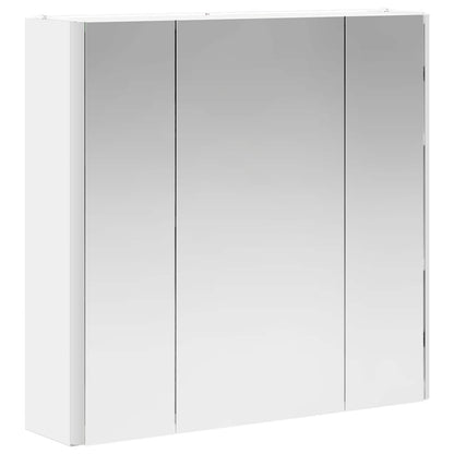 Mobiletto per specchio da bagno Bianco 63,5 x 15,5 x 60,5 cm