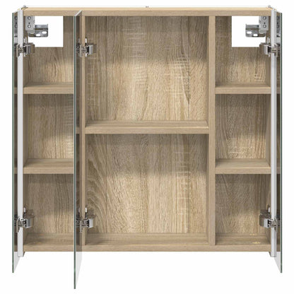 Mobiletto per specchio da bagno Rovere Sonoma | homemem39