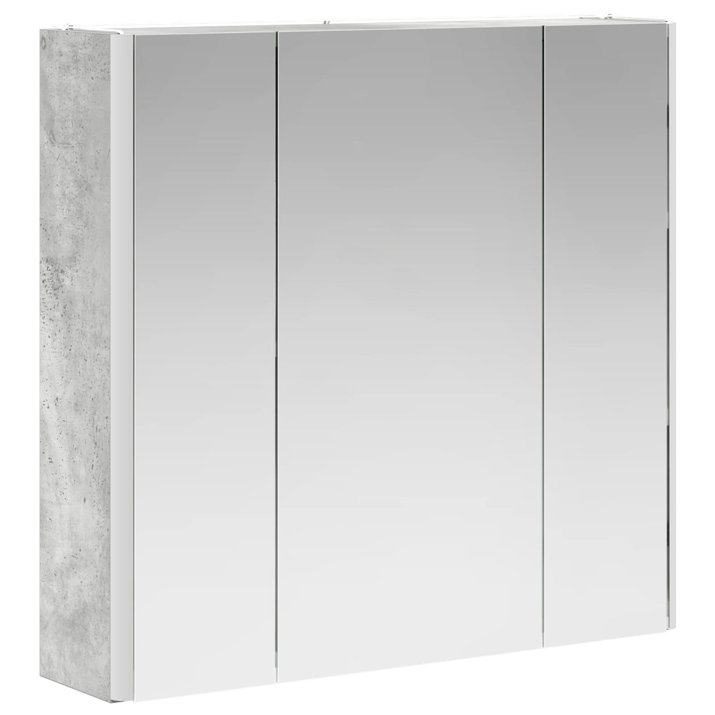 Mobiletto per specchio da bagno Grigio cemento