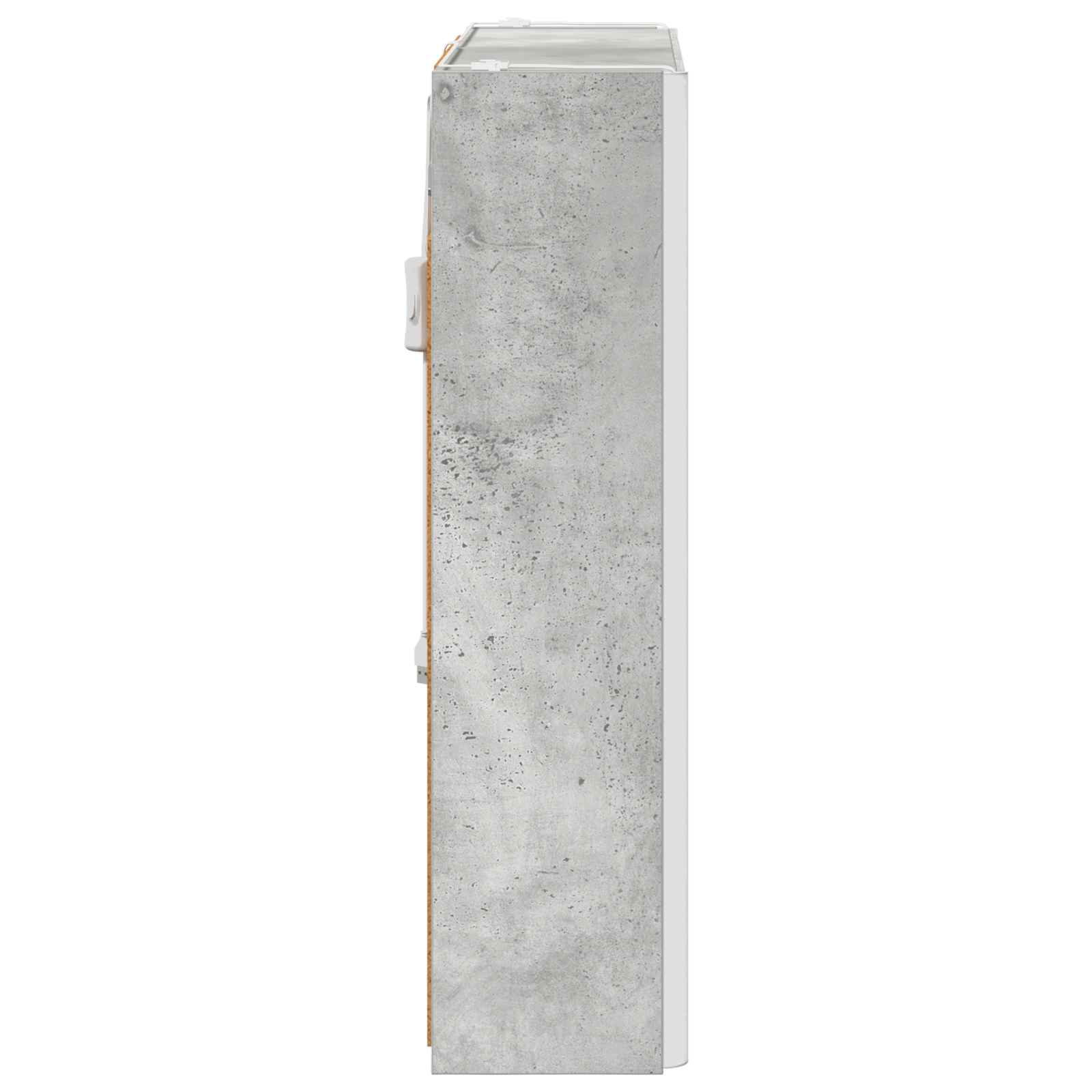Mobiletto per specchio da bagno Grigio cemento | homemem39