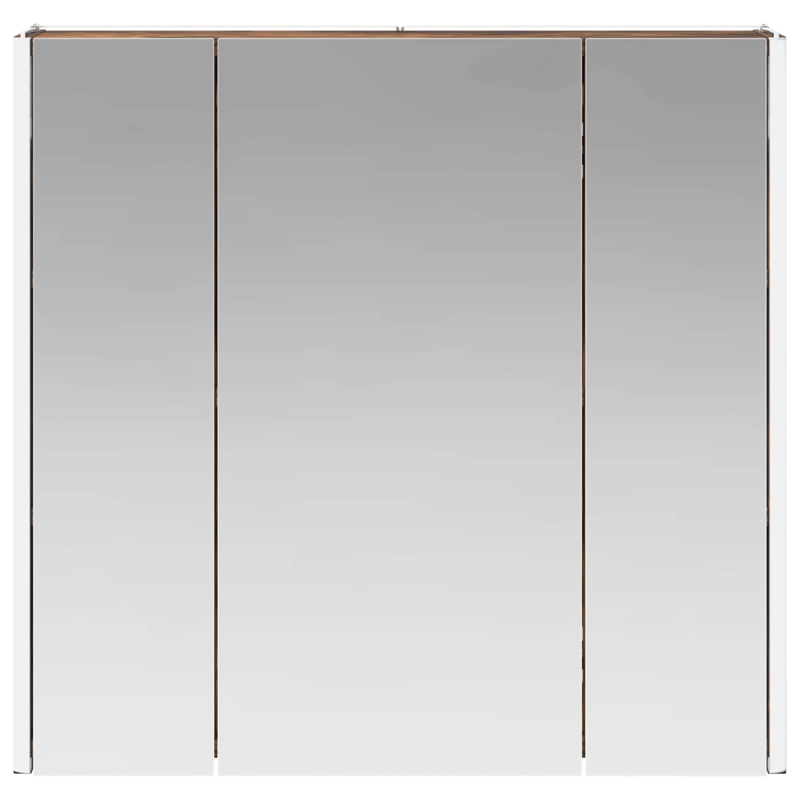 Mobiletto per specchio da bagno Rovere fumé | homemem39