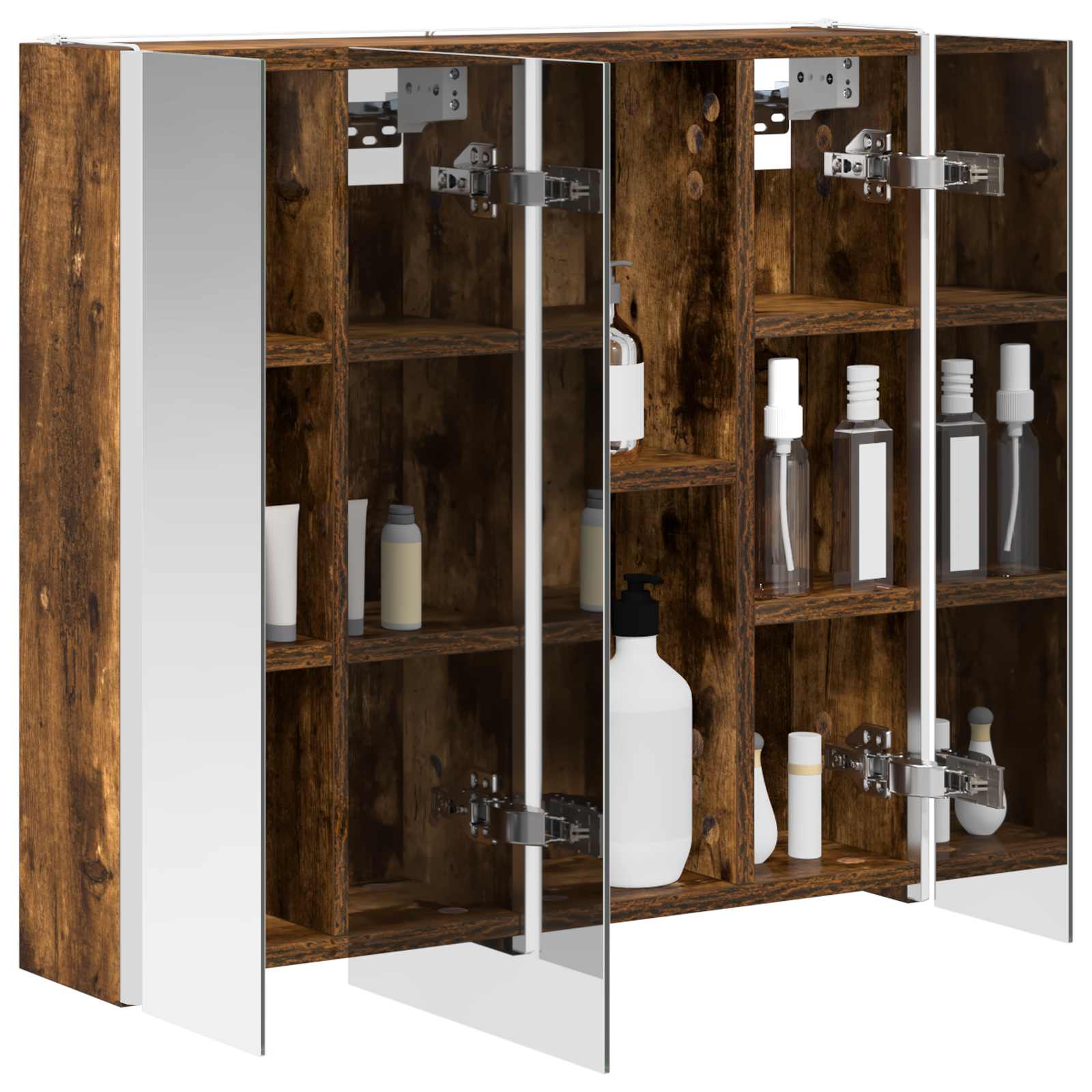 Mobiletto per specchio da bagno Rovere fumé | homemem39