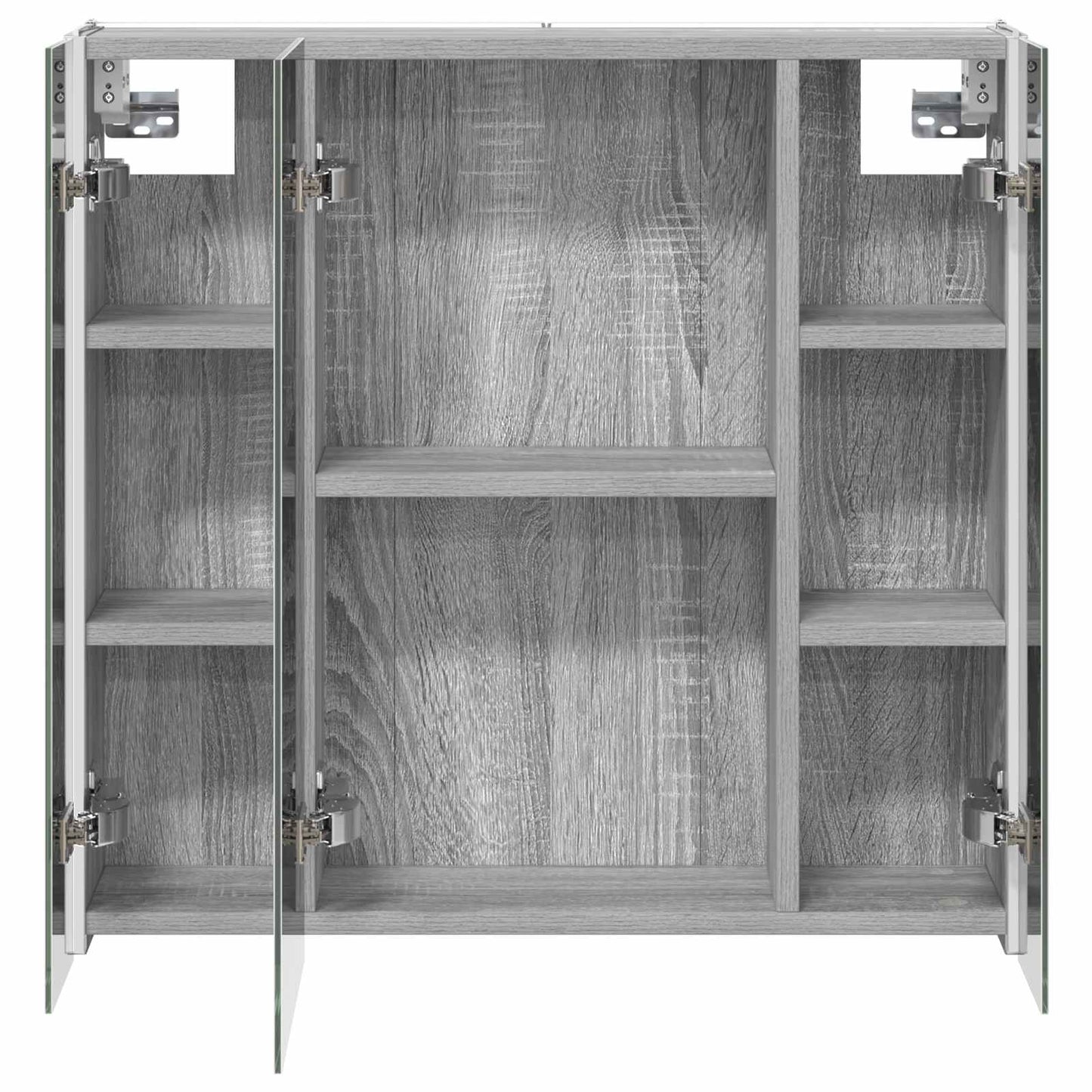 Mobiletto per specchio da bagno Grigio Sonoma | homemem39