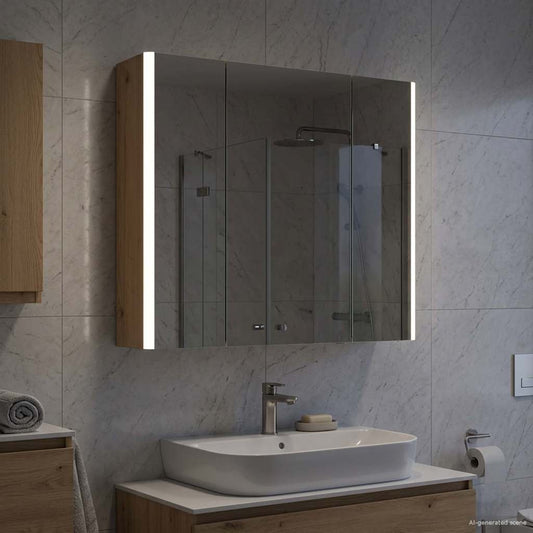 Mobiletto per specchio da bagno Rovere Artigianale