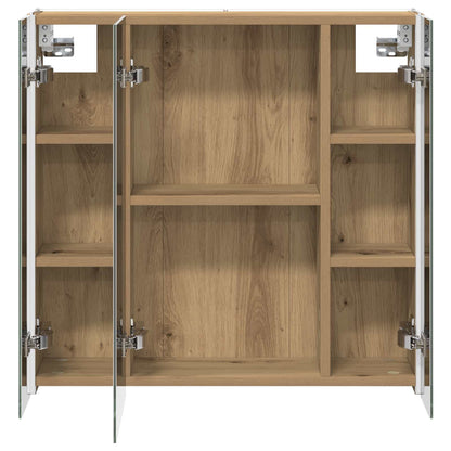 Mobiletto per specchio da bagno Rovere Artigianale