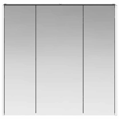 Mobiletto per specchio da bagno Rovere Nero 73.5 x 15.5 x 70 cm | homemem39