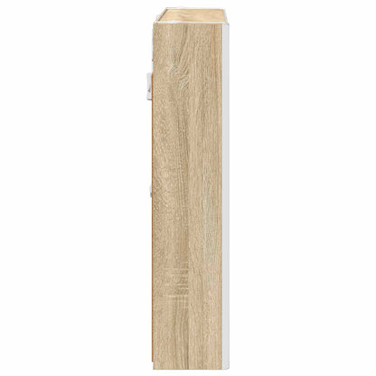 Mobiletto per specchio da bagno con lo scaffale Rovere Sonoma