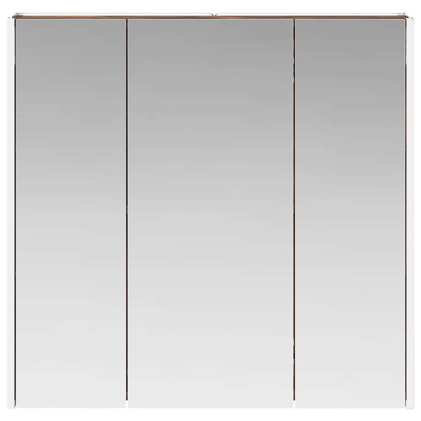 Mobiletto per specchio da bagno Rovere fumé 73.5 x 15.5 x 70 cm