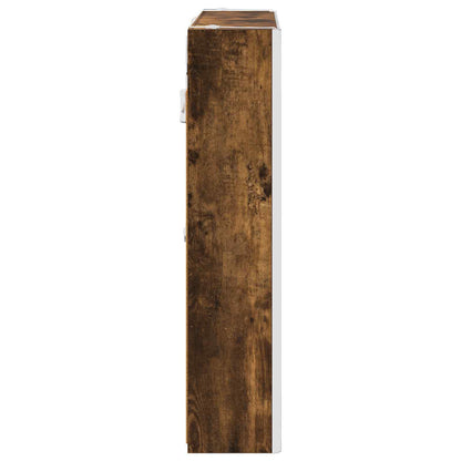 Mobiletto per specchio da bagno Rovere fumé 73.5 x 15.5 x 70 cm | homemem39