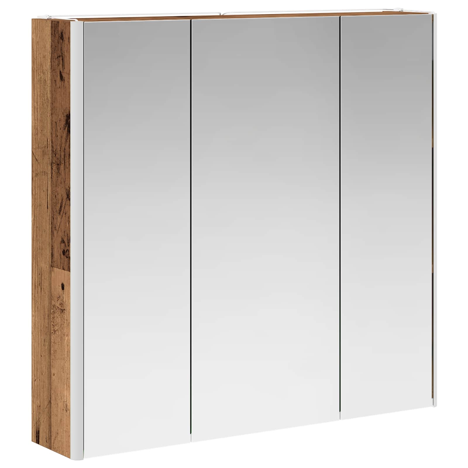 Mobiletto per specchio da bagno con lo scaffale Legno vecchio | homemem39