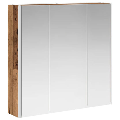 Mobiletto per specchio da bagno con lo scaffale Legno vecchio | homemem39
