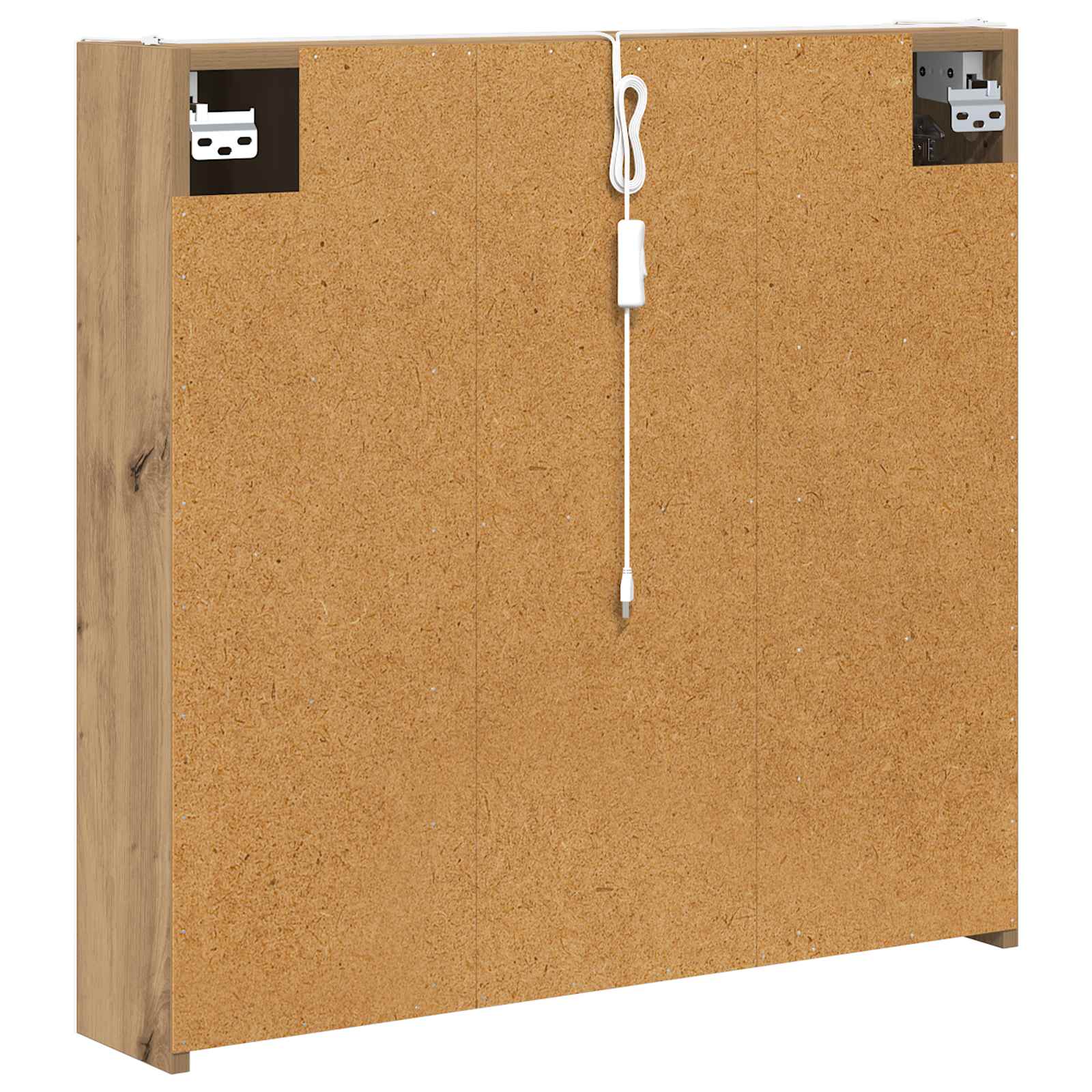 Mobiletto per specchio da bagno con porta Rovere Artigianale | homemem39