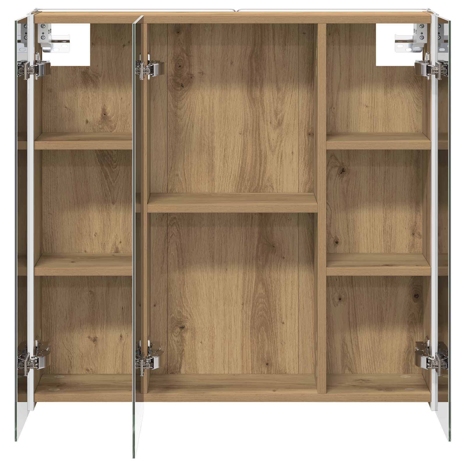 Mobiletto per specchio da bagno con porta Rovere Artigianale | homemem39