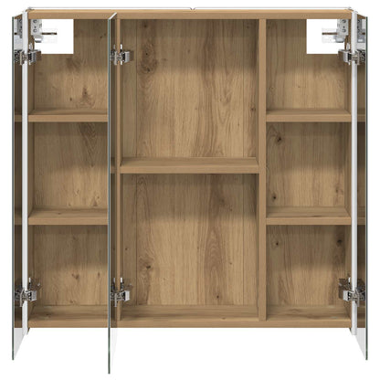 Mobiletto per specchio da bagno con porta Rovere Artigianale | homemem39