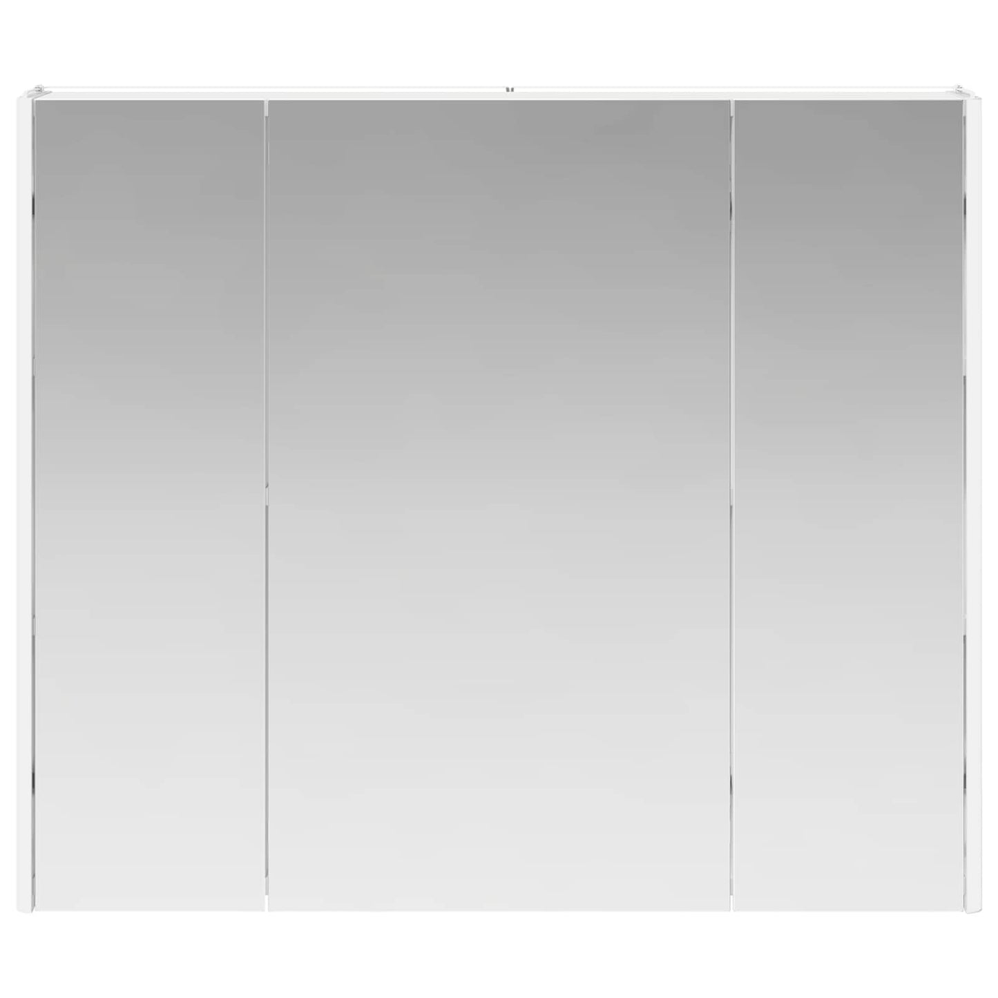 Mobiletto per specchio da bagno Bianco 83,5 x 15,5 x 70 cm