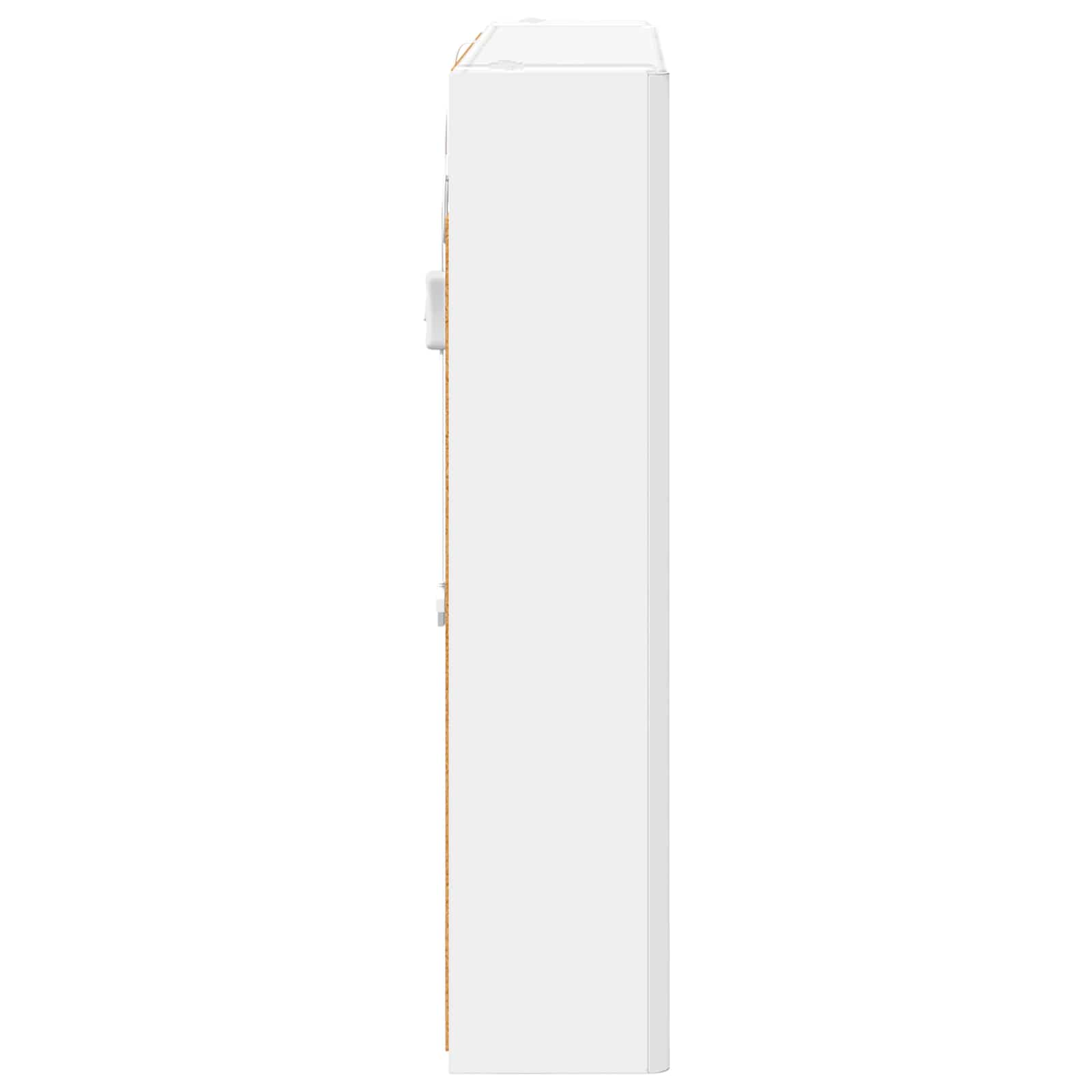 Mobiletto per specchio da bagno Bianco 83,5 x 15,5 x 70 cm | homemem39