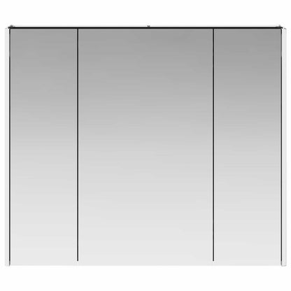 Mobiletto per specchio da bagno Rovere Nero 83,5 x 15,5 x 70 cm | homemem39
