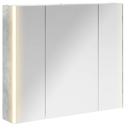 Mobiletto per specchio da bagno Grigio cemento | homemem39
