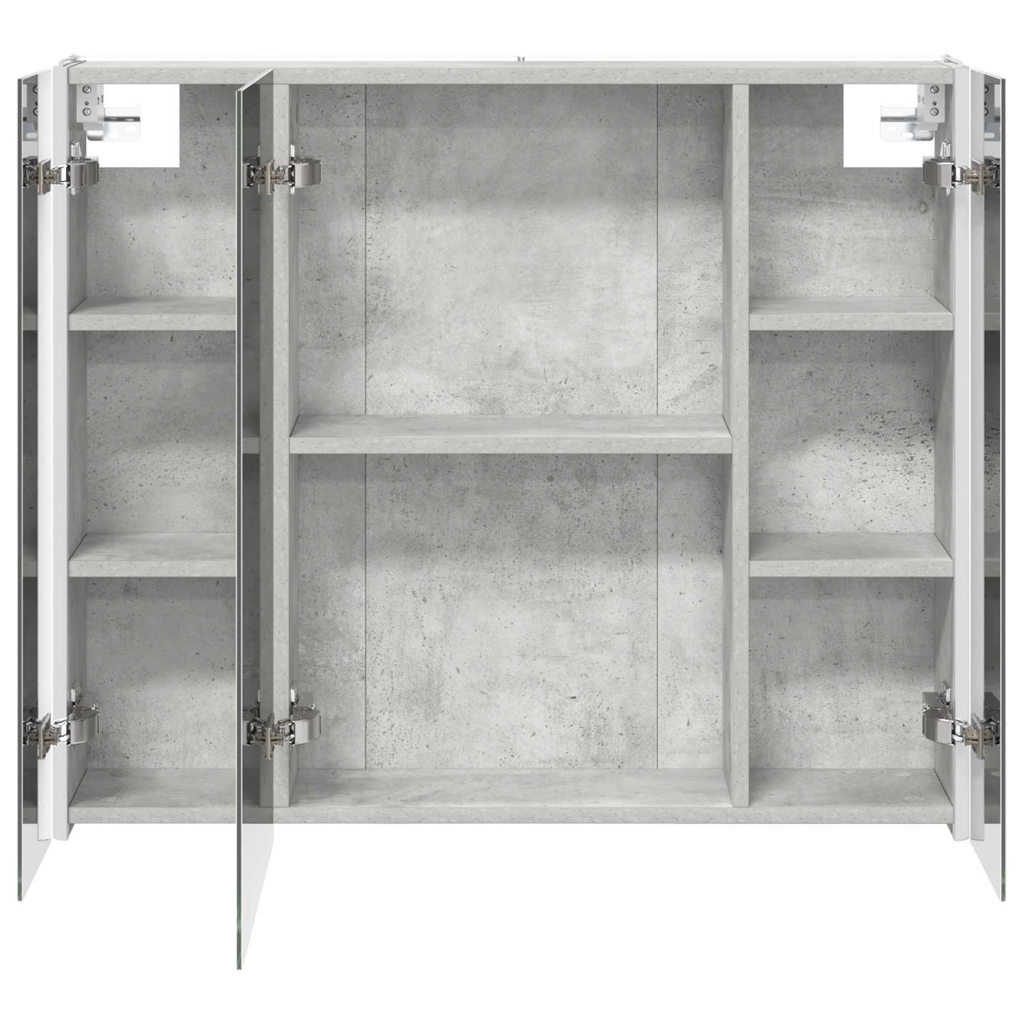 Mobiletto per specchio da bagno Grigio cemento | homemem39