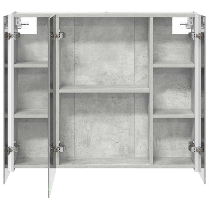 Mobiletto per specchio da bagno Grigio cemento | homemem39